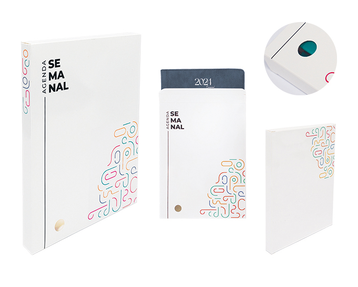 CAJA PARA AGENDA SEMANAL